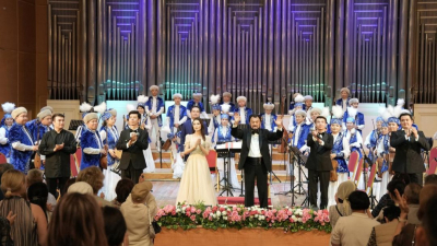 Патриотический вечер «Атамекен» прошел в филармонии имени Жамбыла