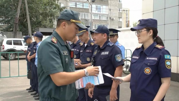 Масштабный рейд сняли на видео в Павлодаре